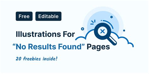 Illustrations For No Results Found Pages Figma Community