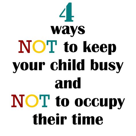 Designing Life How Not To Keep Your Children Busy And Not Keep Their