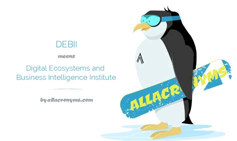 Debii Digital Ecosystems And Business Intelligence Institute