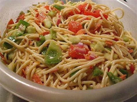 Cold Spaghetti Salad Just A Pinch Recipes