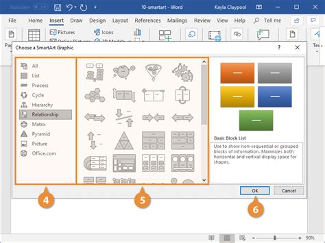 Smartart In Word Customguide