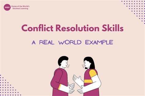 Conflict Resolution Skills Examples