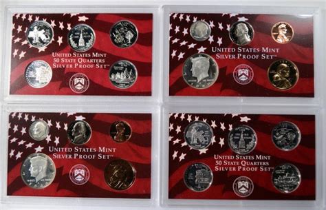 2 2000 United States Mint Silver Proof Set