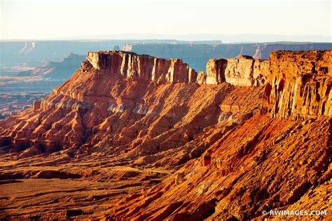 Framed Photo Print Of Orange Cliffs Sunset Canyonlands National Park