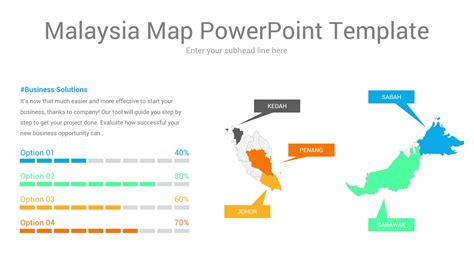 Malaysia Map Powerpoint Template Ciloart
