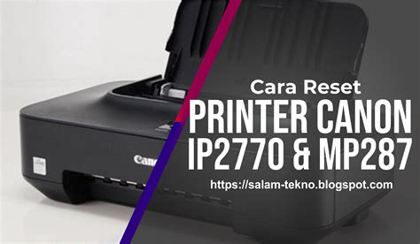 When the print head cleaning dialog box opens, select the ink group for which cleaning is to be performed. Cara Reset Printer Canon IP2770, MP287, MP237, MP258 dan ...