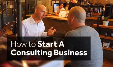 Starting A Consulting Business Consulting Success