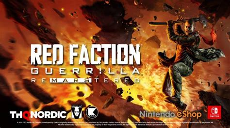 Red Faction Guerrilla Re Mars Tered Edition Announced For Nintendo Switch Handheld Players