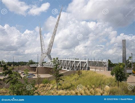 Skydance Pedestrian Bridge In Oklahoma City Oklahoma Stock Photo