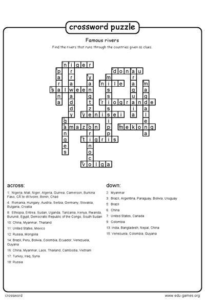 There may be a limit to the number and lengths of words hidden. Free Printable Custom Crossword Puzzle Maker | Crossword Printable