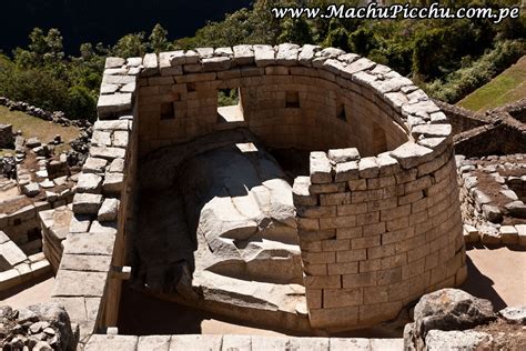This Is The Only Building With Curved Walls In Machu Picchu The