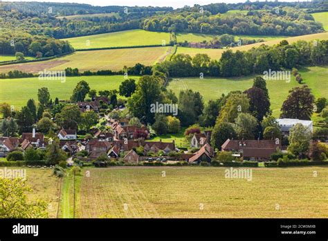 The Village Of Turville In Buckinghamshire A Quintessential English