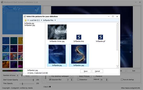 Download Windows 8 Start Screen Customizer
