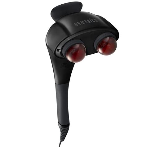 Twin Percussion Pro Handheld Massager With Heat Homedics