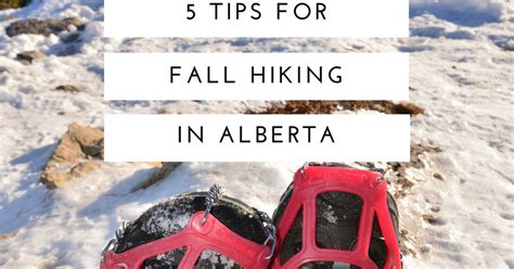 Five Tips For Fall Hiking In Alberta Play Outside Guide