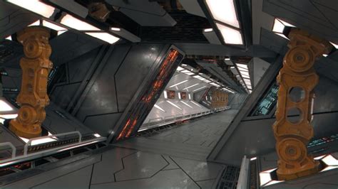 Starship Tunnel 3d Model In Fantasy Spacecraft 3dexport