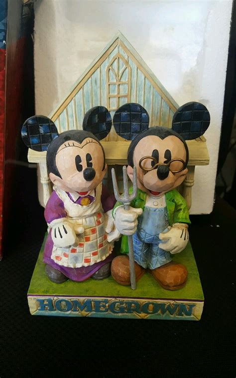 Disney Jim Shore Mickey Minnie Mouse Homegrown Farmers 4006882 9 Rare