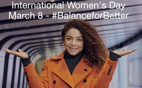 2019 International Women's Day Theme: #BalanceforBetter