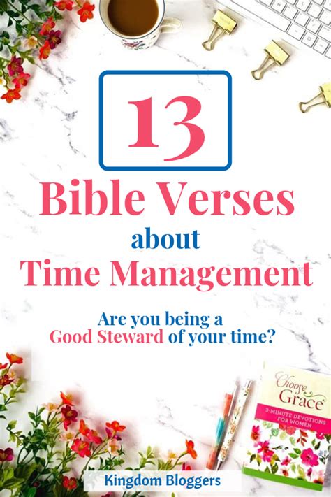 What Does The Bible Say About Time Management Time Management Bible