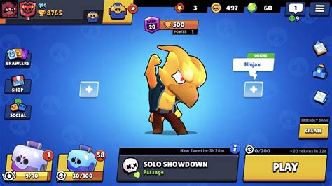 After using super, spike regenerates 800 health per second by staying in its area of effect. Power 1 Rank 20 Crow - posted in the Brawlstars community