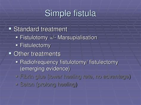 PPT Treatment For Anal Fistula PowerPoint Presentation Free Download ID