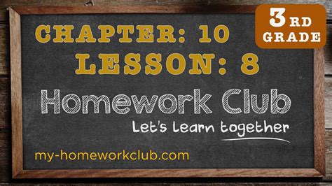 Get a better grade by studying from our detailed homework and exam answers in architecture, electrical engineering, political science, american history, mechanical engineering, ecosystem, prealgebra, precalculus, project management, engineering, history, law, management, music, english. Homework Help Common Core Math Grade 3 Chapter 10 Lesson 8 ...