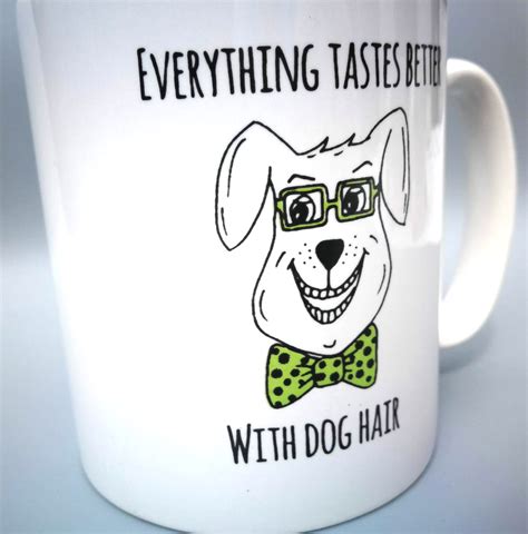 Dog Coffee Mug With Matching Coaster Funny Dog Mug Etsy Italia