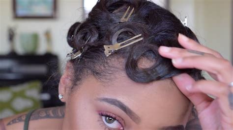 How To Pin Curl And Style Short Hair Youtube