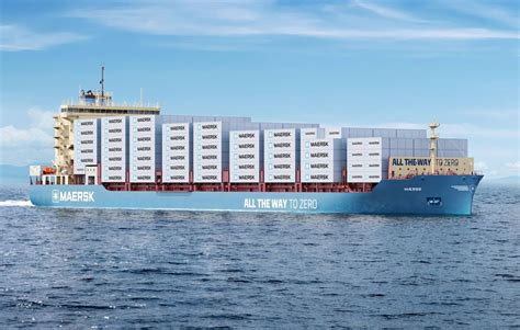 Maersk Launch First Green Methanol Powered Containership Ships Monthly