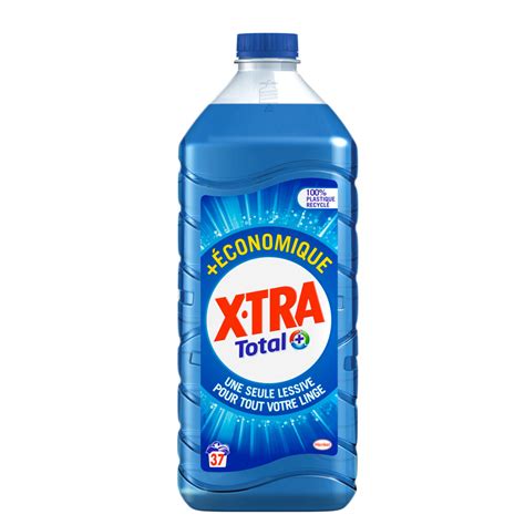 XTRA - Lessive Liquide - Total EcoPack 1.85L - 37 lavages - Drive Z'eclerc