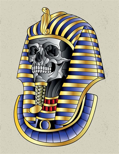Skull Egypt Pharaoh 7722837 Vector Art At Vecteezy