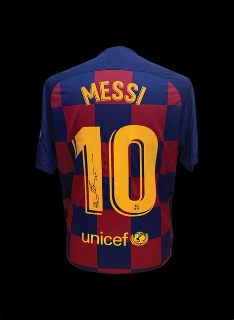 Pre Order Lionel Messi Signed And Personally Dedicated Fc Barcelona