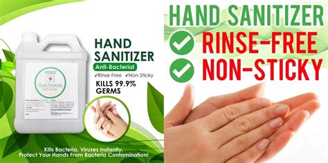 Under some lab conditions, kills 99.9% of germs advertising health claims are often misleading. KleenSo 4L Hand Sanitizer Non-Sticky (Kills 99.9% Germs ...