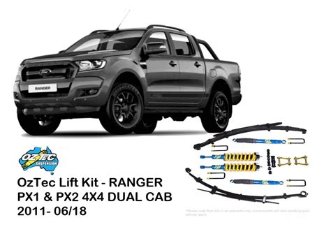Oztec Lift Kit For Ford Ranger Px1 And Px2 4x4 2011 0618 3gen