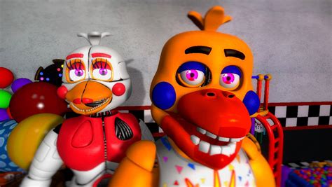 Funtime Chica And Rockstar Chica By Bearboy17 On Deviantart