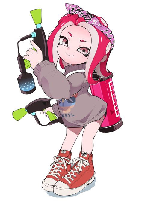 Octoling And Octoling Girl Splatoon And 1 More Drawn By Goten