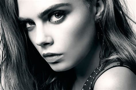 Wallpaper Face Long Hair Cara Delevingne Celebrity Black Hair