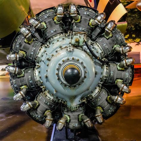 18 Cylinder Radial Engine Used To Power The Hawker Sea Fury 1080x1080