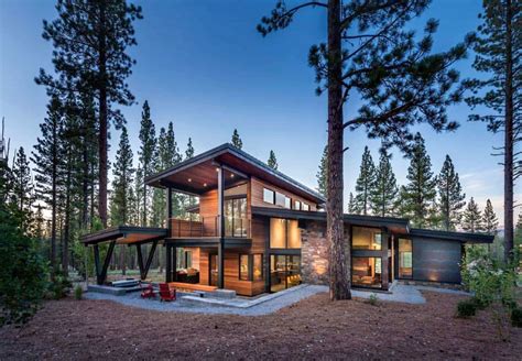 Prefabricated Tahoe Mountain Home Secluded In Beautiful