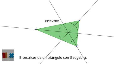 Bisectriz Con Geogebra Bisectrices De Un Triángulo Youtube