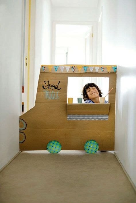 Mommo Design Cardboard Fun Cardboard Food Truck Cardboard Toys