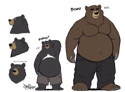 Black Bear Rodney By Dj Rodney On Deviantart Bear Character Design Bear Art Bear Drawing