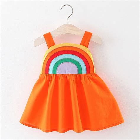 Baby Summer Clothes Princess Birthday Dress Cotton Short Sleeve Infant