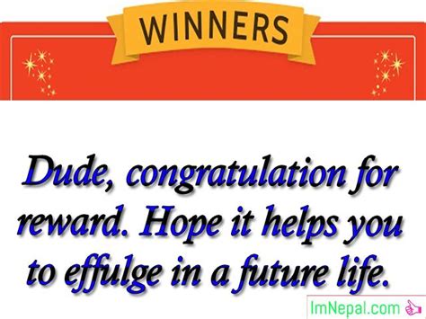 Congratulations Message For Winning The Award Winner Wishes Quotes