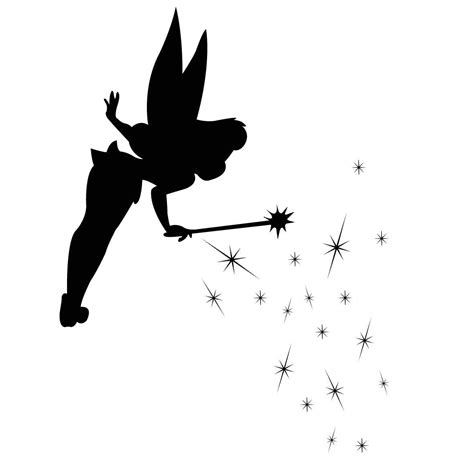 Tinkerbell Silhouette Vector At Getdrawings Free Download