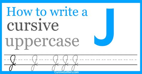 Cursive J How To Write A Capital J In Cursive