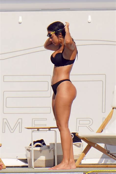 Dark Haired Beauty Georgina Rodriguez Shows Her Perfect Bikini Body