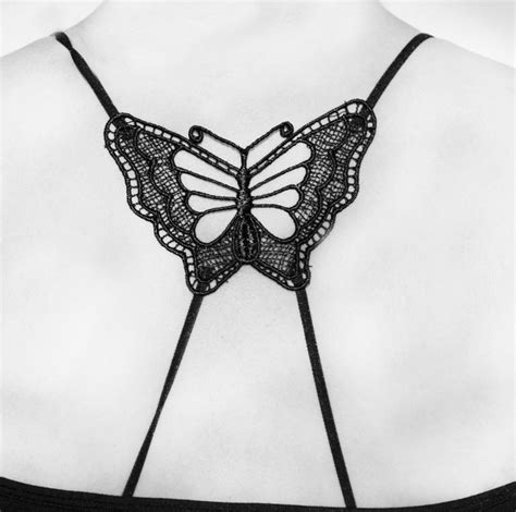 black sexy bra strap chic fashion jewelry unique sexy by brastrap butterfly bra chic bra bra