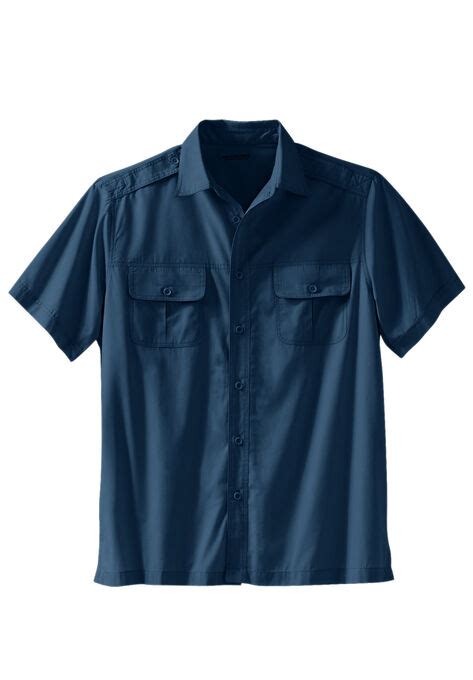 Short Sleeve Pilot Shirt By Boulder Creek King Size