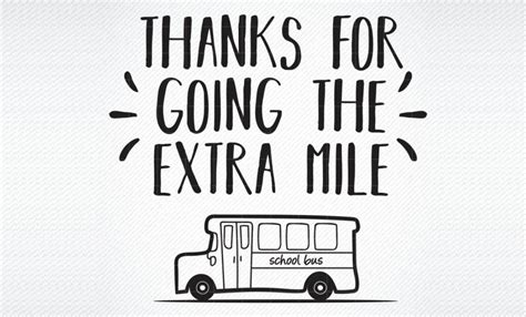 Thanks For Going The Extra Mile Graphic Graphic By SVG DEN Creative Fabrica